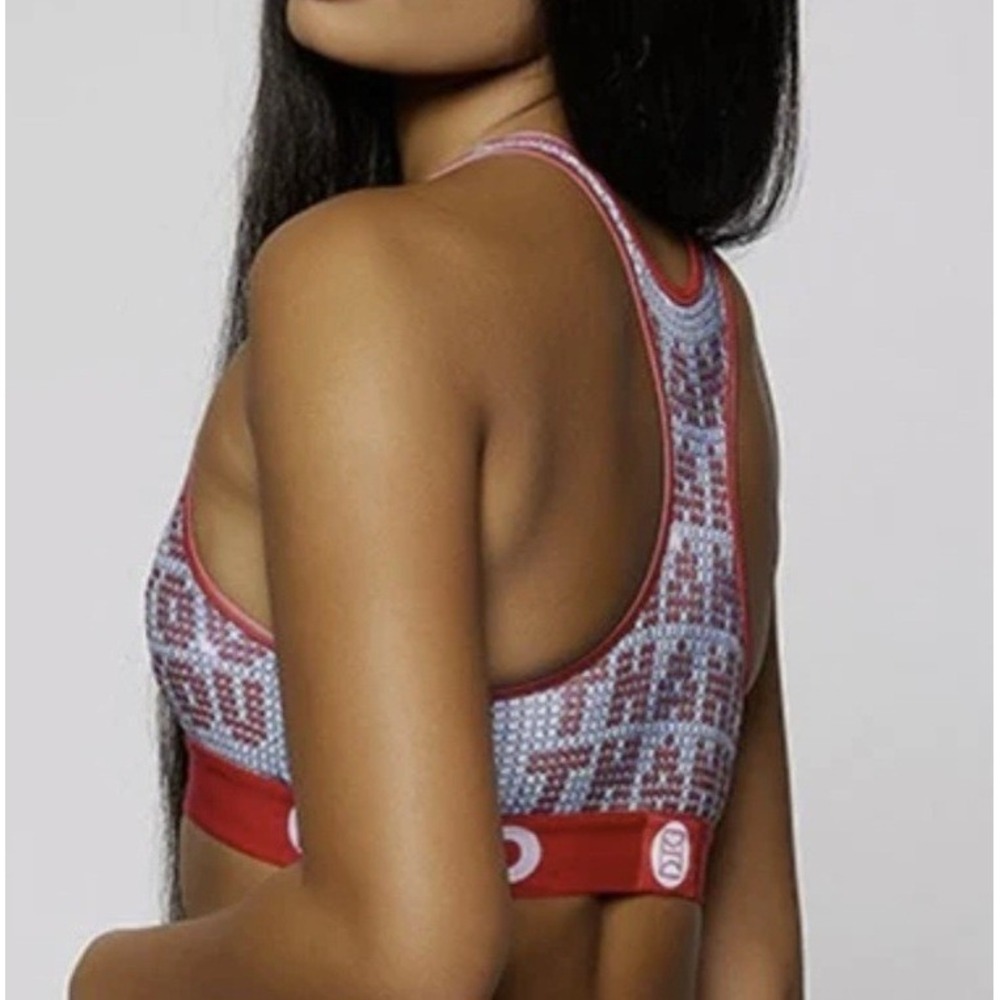 PSD NO THANK YOU SPORTS BRA Red (3214T1053) Sz Large (38-40B, 36-38C, 36D, 34DD)